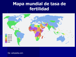 El Mapa Mundial De La Tasa De Fertilidad Es Generalmente Una Imagen En