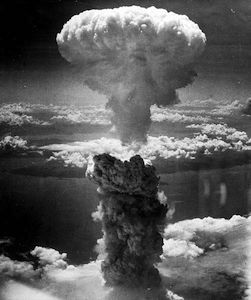 atom bomb explosion