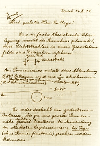Einstein to Hale