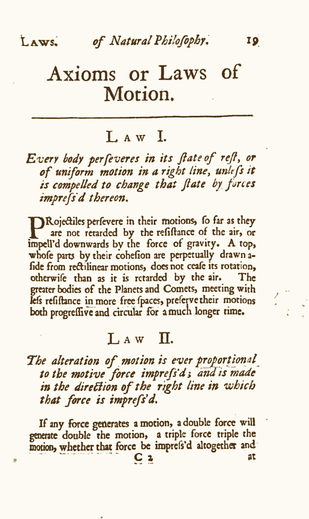 Newton laws