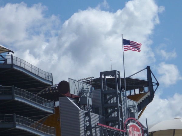 Flag at Heinz Field