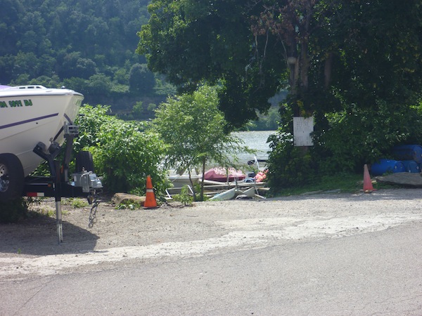 boat from trail