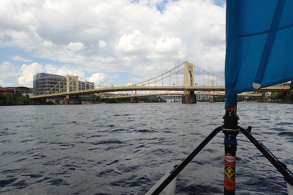 passing 6th St bridge