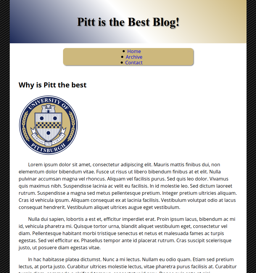 index.html after Exercise 4
