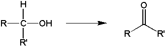 R2-CHOH -> R2-C=O