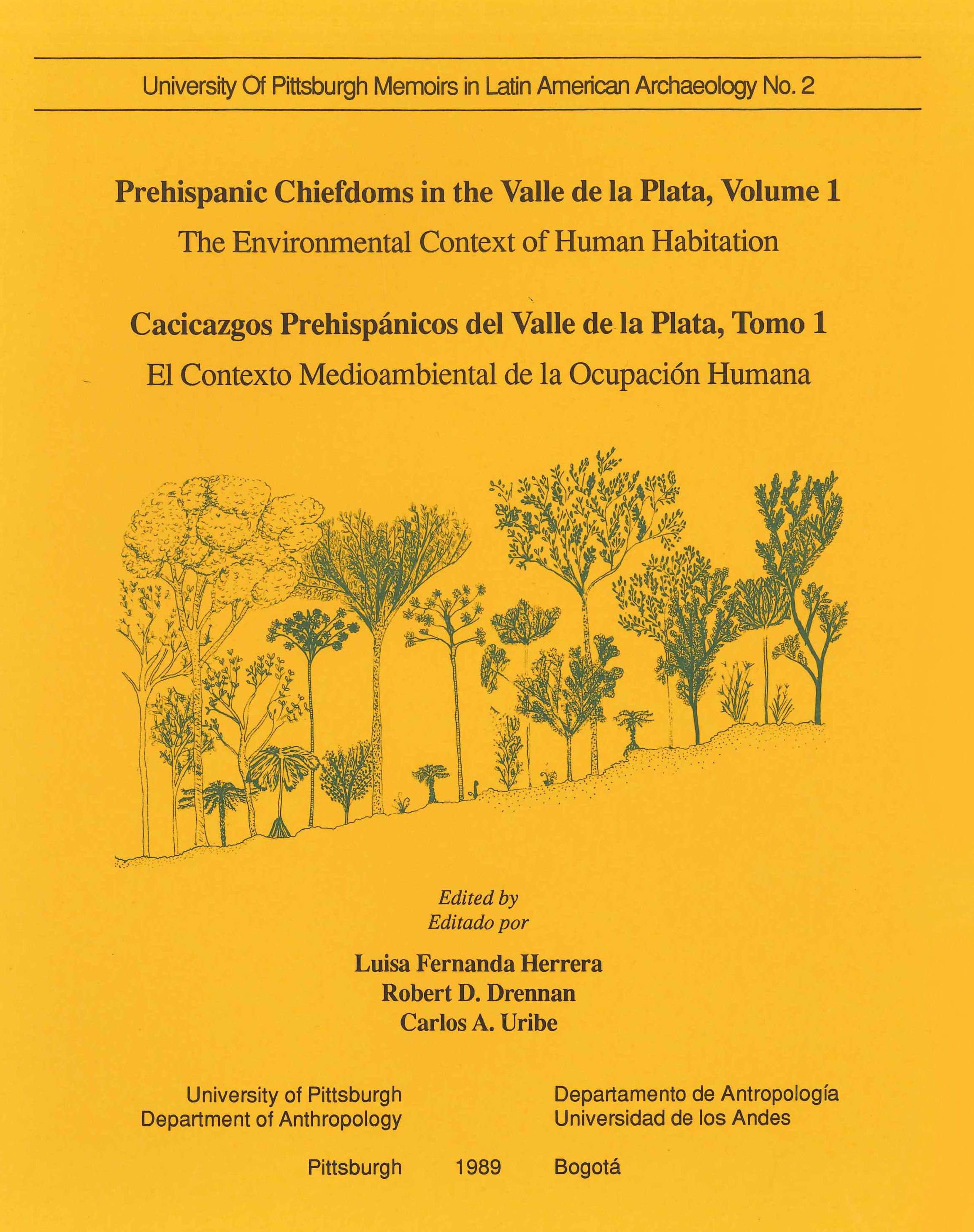 La Plata Chiefdoms, volume 1, cover