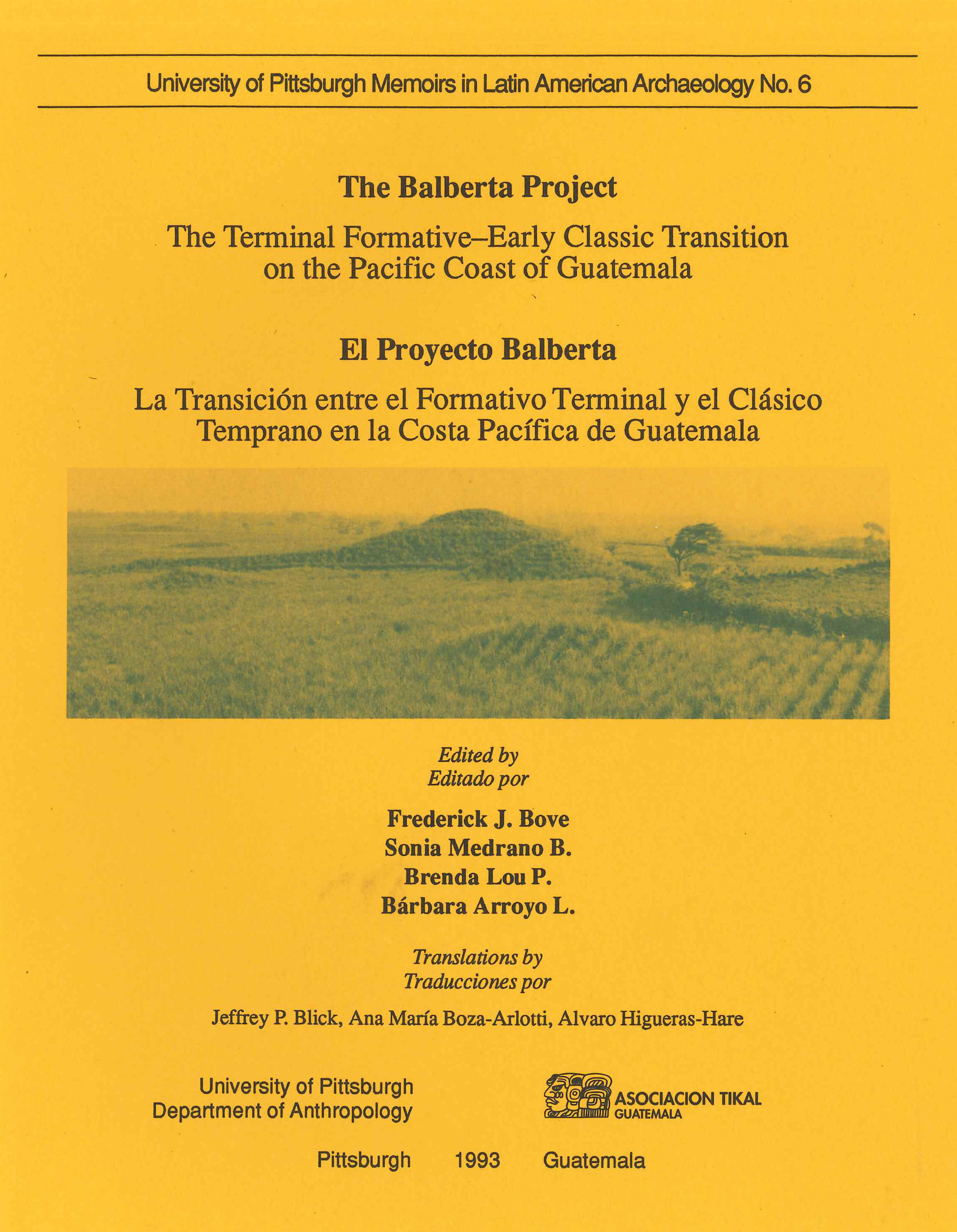 Guatemala, Balberta Project, cover