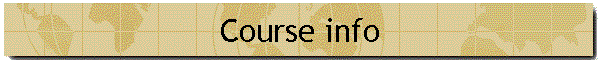 Course info