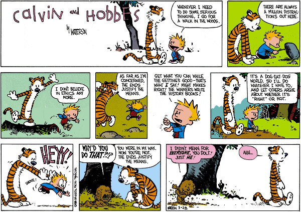 Calvin & Hobbes - ethics