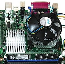 motherboard with fan