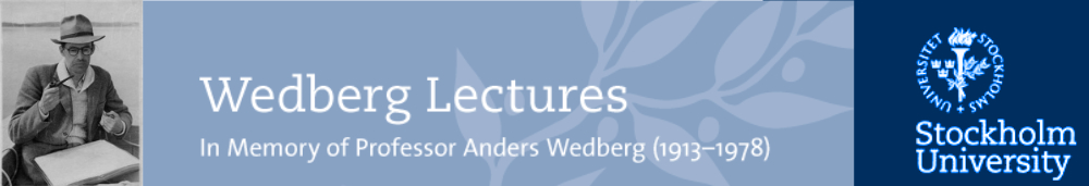 Wedberg Lectures