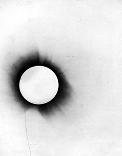 Eddington's eclipse photo