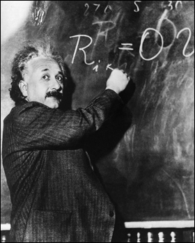 Einstein writes field equations