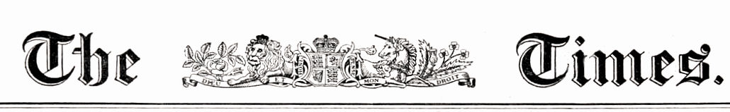London Times header