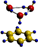 Benzene-water trimer complex