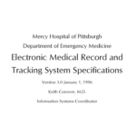 Mercy HospitalTracking and Electronic Medical Record specs