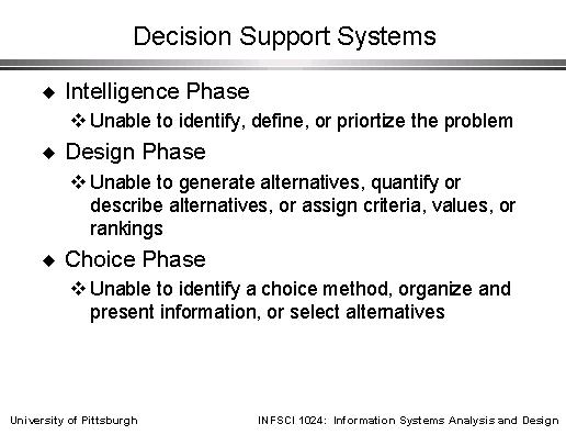 Define The Meaning Of Decision Support System