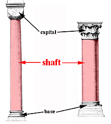 architecture piers vs columns