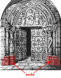 Glossary of Medieval Art and Architecture:socle