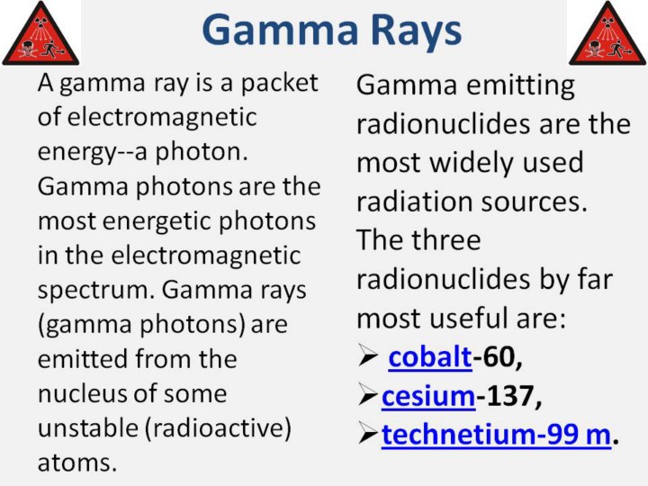 gamma rays radiation